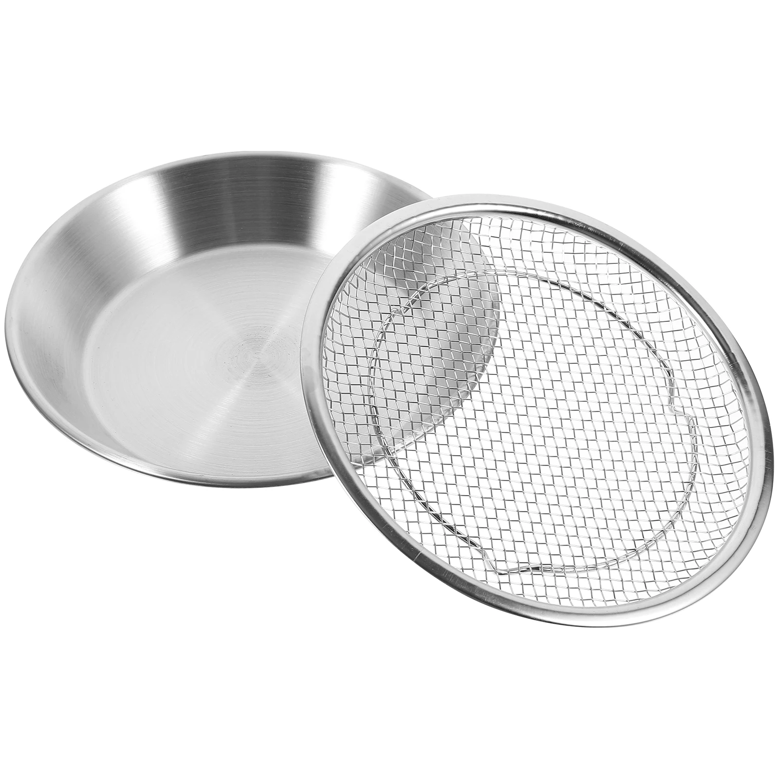 Mesh Drain Pan Stainless Steel Roaster Baking Tray Air Fryer Metal Dish French Fries Plate Snacks Food Holder Household Party
Mesh Drain Pan Stainless Steel Roaster Baking Tray Air Fryer Metal Dish French Fries Plate Snacks Food Holder Household Party