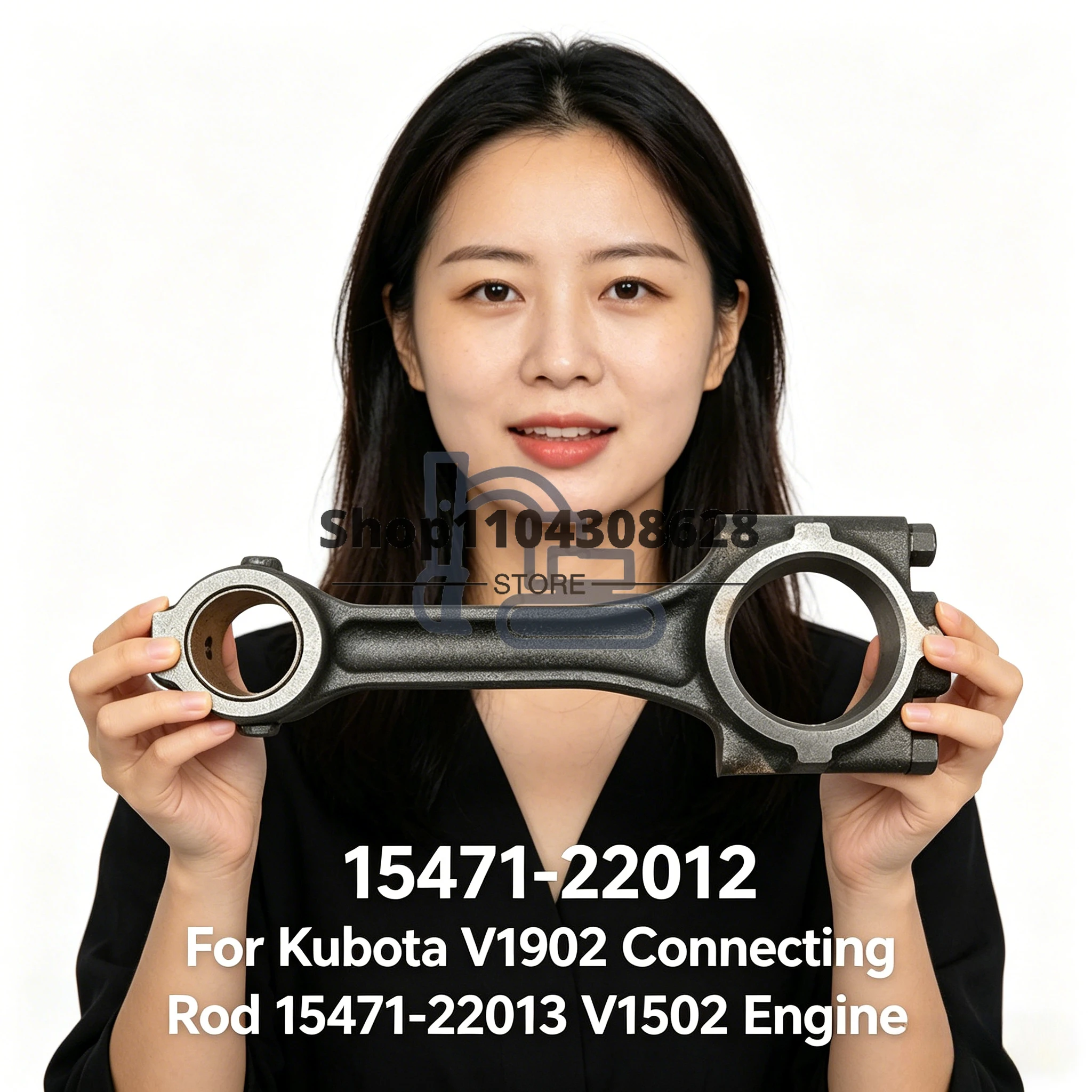 Шатун 15471-22012 для Kubota V1902, 15471-22013 для двигателя V1502
Шатун 15471-22012 для Kubota V1902, 15471-22013 для двигателя V1502