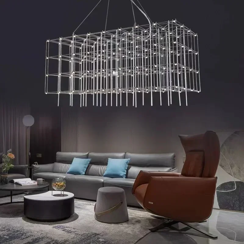 Cube pendant lamp Nordic dining table lamp modern simple luxurious creative firefly front desk a living room LED lamp
Cube pendant lamp Nordic dining table lamp modern simple luxurious creative firefly front desk a living room LED lamp