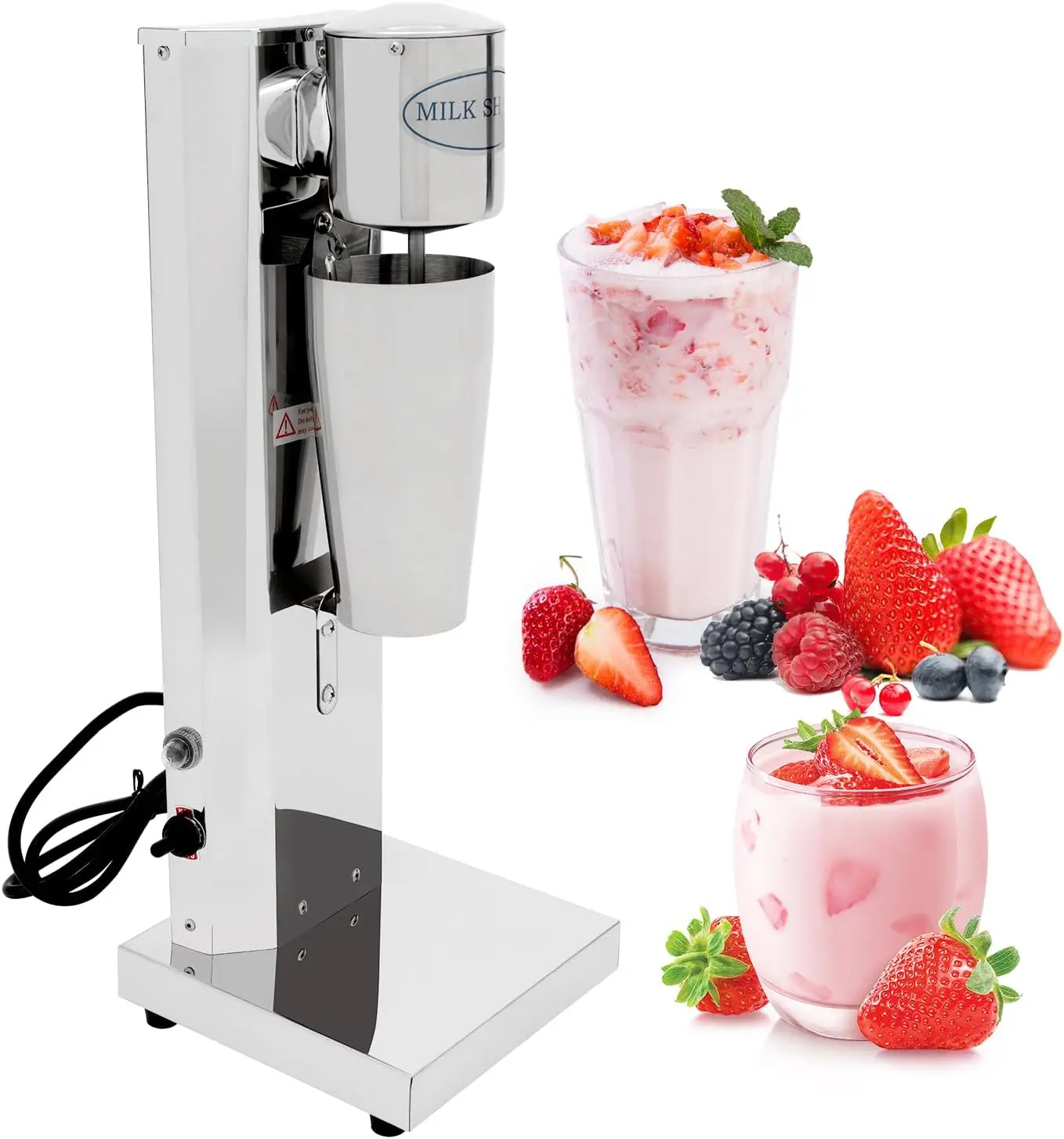 Electric Milkshake Maker Machine, Stainless Steel Milk Mixer Blender, Single Head Malt Blender, Drink Mixer, 110V 180W Commercia
Electric Milkshake Maker Machine, Stainless Steel Milk Mixer Blender, Single Head Malt Blender, Drink Mixer, 110V 180W Commercia
