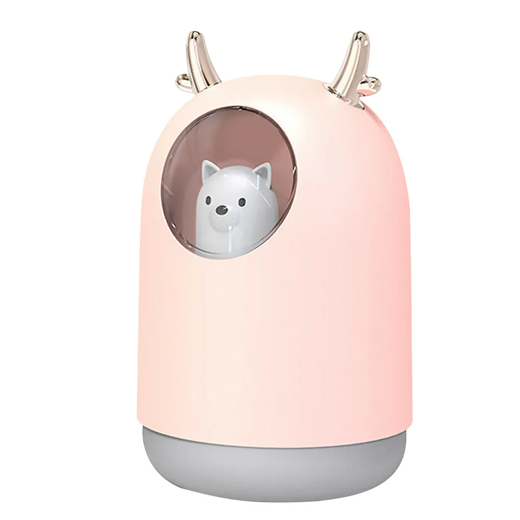 USB Power Nano Air Humidifier Moisturizing Low Noise Air Diffuser Portable Cartoon Design Atomizer, Black
USB Power Nano Air Humidifier Moisturizing Low Noise Air Diffuser Portable Cartoon Design Atomizer, Black