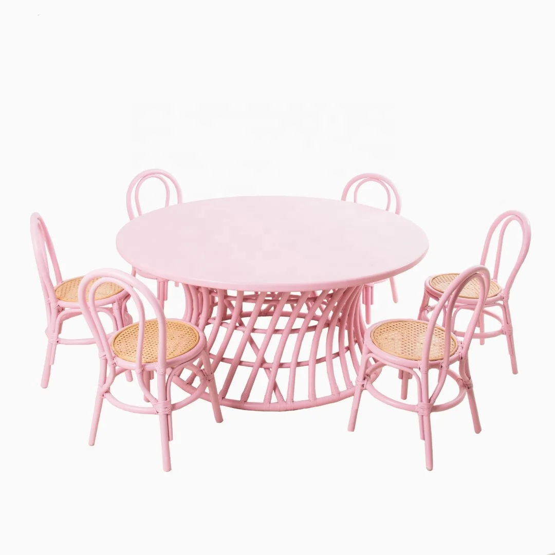 io-High Quality Handmade Colorful Round Rattan Kids Table Eco-friendly Pink Kids C Table for Event Party^
io-High Quality Handmade Colorful Round Rattan Kids Table Eco-friendly Pink Kids C Table for Event Party^
