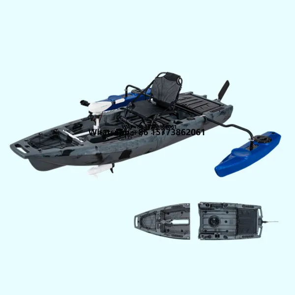 Super Lightweight New Modular Kayak 9ft Propel Pedal Fishing Kayak Foot Pedal Paddle Electric Motor Plastic Kajak EasyStore
Super Lightweight New Modular Kayak 9ft Propel Pedal Fishing Kayak Foot Pedal Paddle Electric Motor Plastic Kajak EasyStore