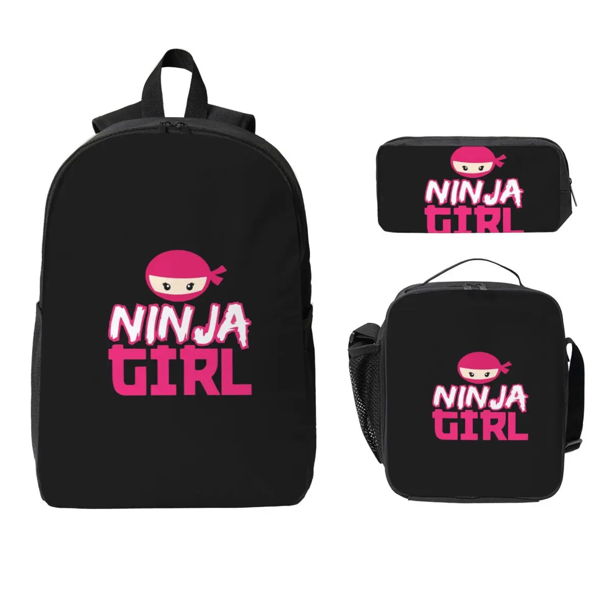 Spy Ninja Girl Backpack Student Boys Girls BookBag School Bag Laptop Shoulder Bags 3ps Insulated Lunch Bag Pencil Case
Spy Ninja Girl Backpack Student Boys Girls BookBag School Bag Laptop Shoulder Bags 3ps Insulated Lunch Bag Pencil Case