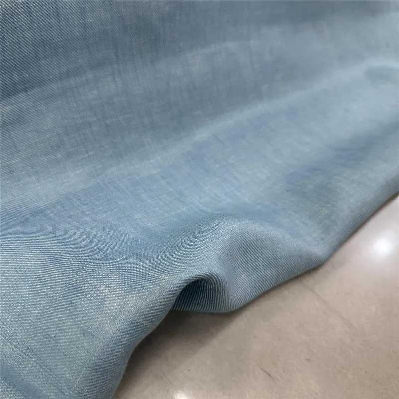 Sky Blue New Chinese Style Linen Cotton Canvas Jacquard Stone Washed Breathable Premium Eco-Friendly Vintage Robes Fabric
Sky Blue New Chinese Style Linen Cotton Canvas Jacquard Stone Washed Breathable Premium Eco-Friendly Vintage Robes Fabric