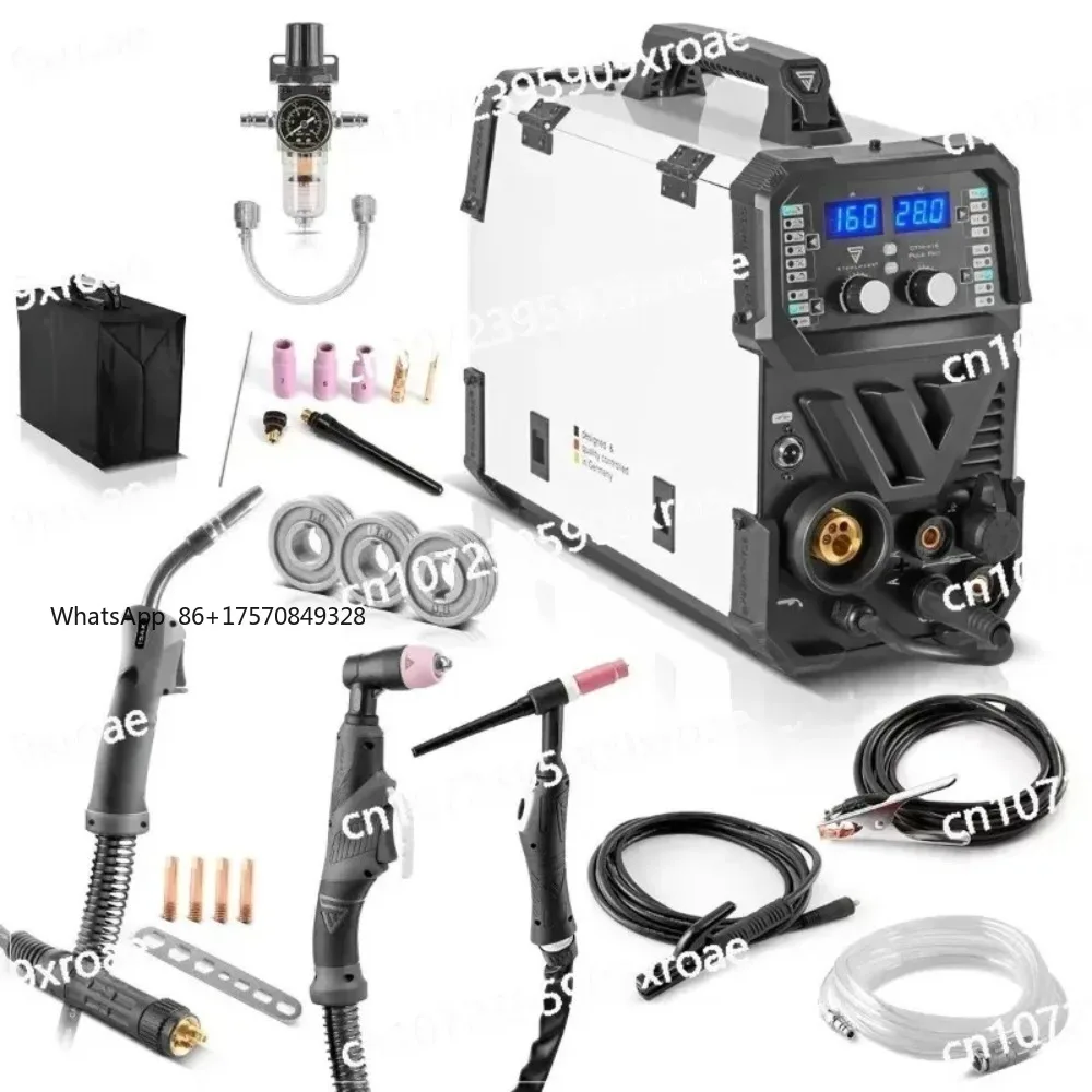 160 A, MIG Pulse Aluminum Welder CTM-416 Puls Pro 6-in-1 Shielded Combination Welder | Inverter
160 A, MIG Pulse Aluminum Welder CTM-416 Puls Pro 6-in-1 Shielded Combination Welder | Inverter