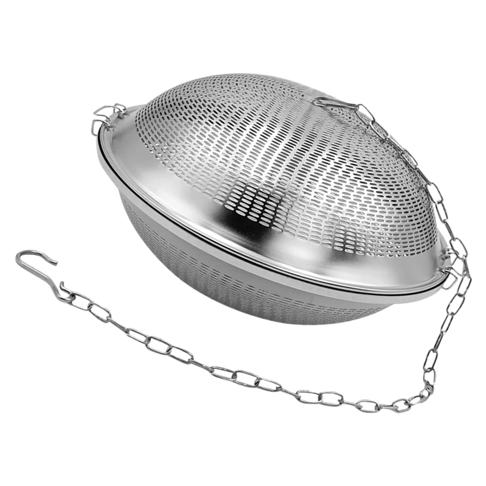 Seasoning Balls 12cm Stainless Steel Tea Infuser Spice Filter Reusable Strainer Compact Pot Stewed Basket Soup Seasonings
Seasoning Balls 12cm Stainless Steel Tea Infuser Spice Filter Reusable Strainer Compact Pot Stewed Basket Soup Seasonings