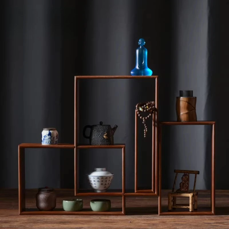 Bamboo Tea Set Storage Shelf, Handmade Adjustable Display Organizer for Cups & Pots, Chinese Style Multi-layer Bookcase Decor
Bamboo Tea Set Storage Shelf, Handmade Adjustable Display Organizer for Cups & Pots, Chinese Style Multi-layer Bookcase Decor