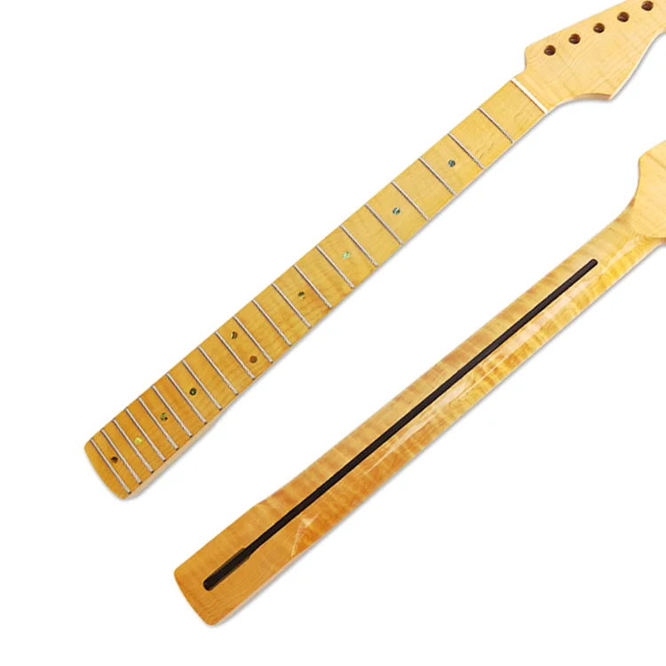 Hooqu High Grade Polish Glossy Flamed Maple Electric Guitar Neck Wholesale Price DIY Unfinished Parts Stringed Instruments Acces
Hooqu High Grade Polish Glossy Flamed Maple Electric Guitar Neck Wholesale Price DIY Unfinished Parts Stringed Instruments Acces
