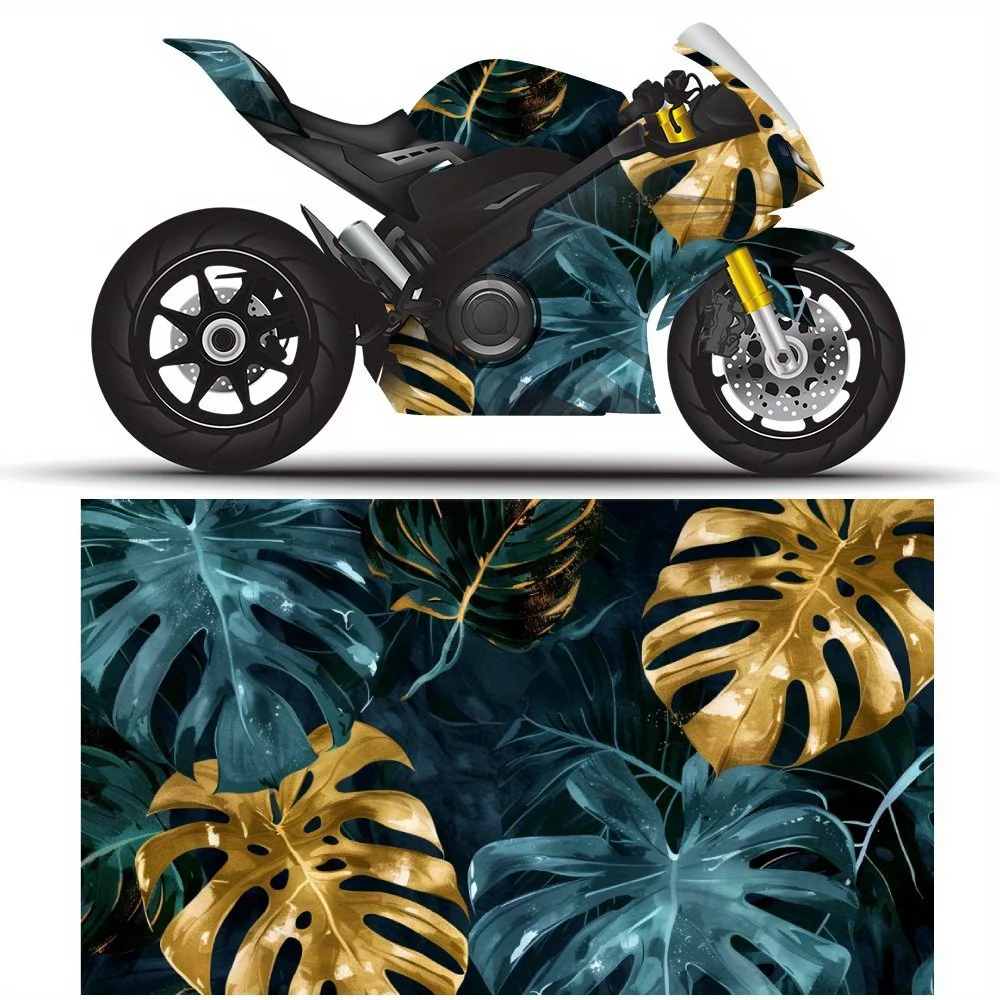 Виниловая пленка для мотоцикла с тропическим узором монстеры, наклейка-наклейка, устойчивая к брызгам, простая установка, прочный персонализированный мотоцикл
Виниловая пленка для мотоцикла с тропическим узором монстеры, наклейка-наклейка, устойчивая к брызгам, простая установка, прочный персонализированный мотоцикл