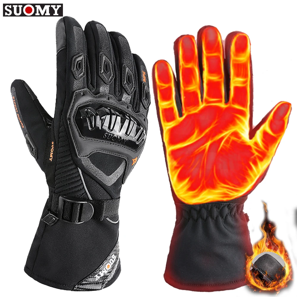 Suomy Winter Warm Gloves Waterproof Motorcycle Gloves Newly Upgraded Two-finger Touch Motorbike Cycling Racing Thermal Ski Glov
Suomy Winter Warm Gloves Waterproof Motorcycle Gloves Newly Upgraded Two-finger Touch Motorbike Cycling Racing Thermal Ski Glov