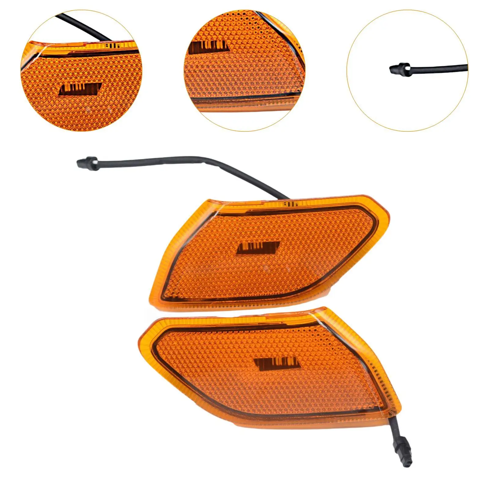 2 Pieces Front Side Marker Lamps Right Left Marker Lights Replace Spare Parts Easy Installation Practical Sturdy 68302120Ab
2 Pieces Front Side Marker Lamps Right Left Marker Lights Replace Spare Parts Easy Installation Practical Sturdy 68302120Ab