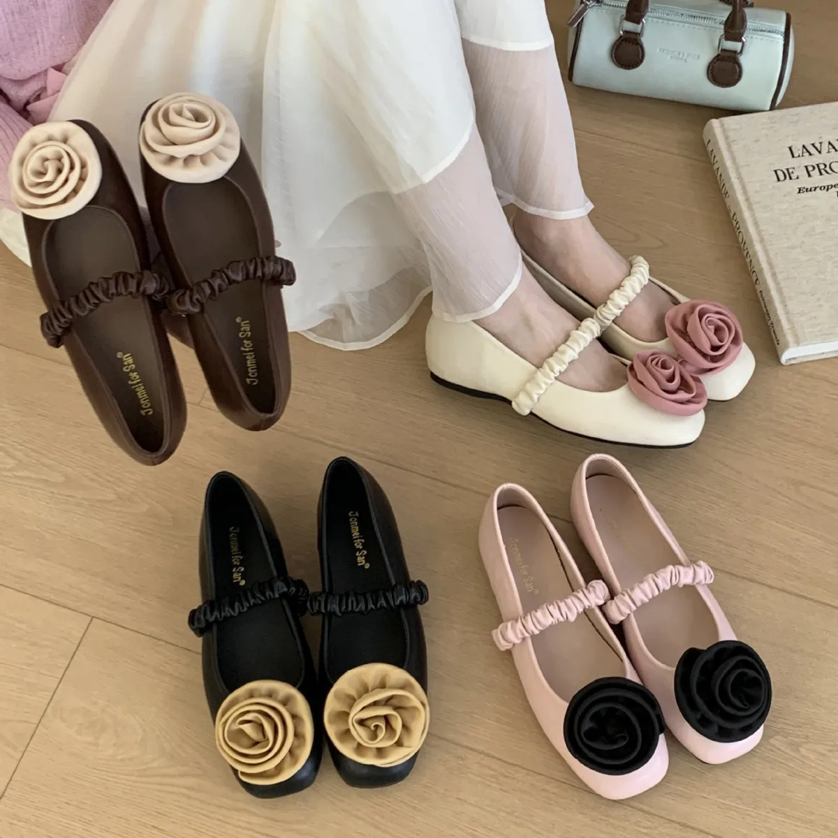 Женские балетки IPPEUM с круглым носком, модные мягкие туфли с цветочным узором для девочек, туфли Мэри Джейн
Женские балетки IPPEUM с круглым носком, модные мягкие туфли с цветочным узором для девочек, туфли Мэри Джейн