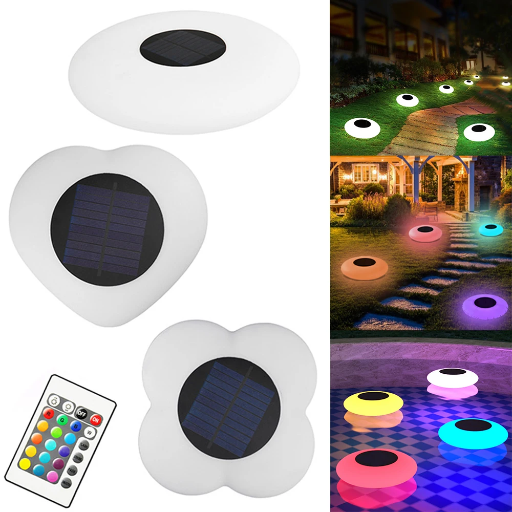 Remote Control RGB Solar Floating Lamp 16 Colors LED Swimming Pool Lamp for Home Party Outdoor Patio Landscape Path Pond Decor
Remote Control RGB Solar Floating Lamp 16 Colors LED Swimming Pool Lamp for Home Party Outdoor Patio Landscape Path Pond Decor
