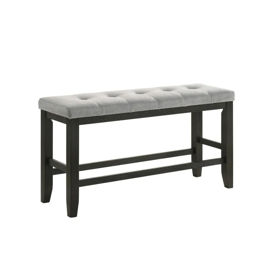 1Pc Modern Counter Height Bench Tufted Upholstery Tapered Wood Legs Bedroom Living Room Furniture Wheat Charcoal Linen Finish
1Pc Modern Counter Height Bench Tufted Upholstery Tapered Wood Legs Bedroom Living Room Furniture Wheat Charcoal Linen Finish