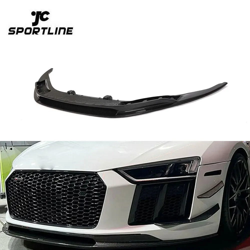 Dry Carbon Fiber R8 Front Bumper Lip For Audi R8 Gen 2 V10 Coupe 2016-2018 Custom Design
Dry Carbon Fiber R8 Front Bumper Lip For Audi R8 Gen 2 V10 Coupe 2016-2018 Custom Design