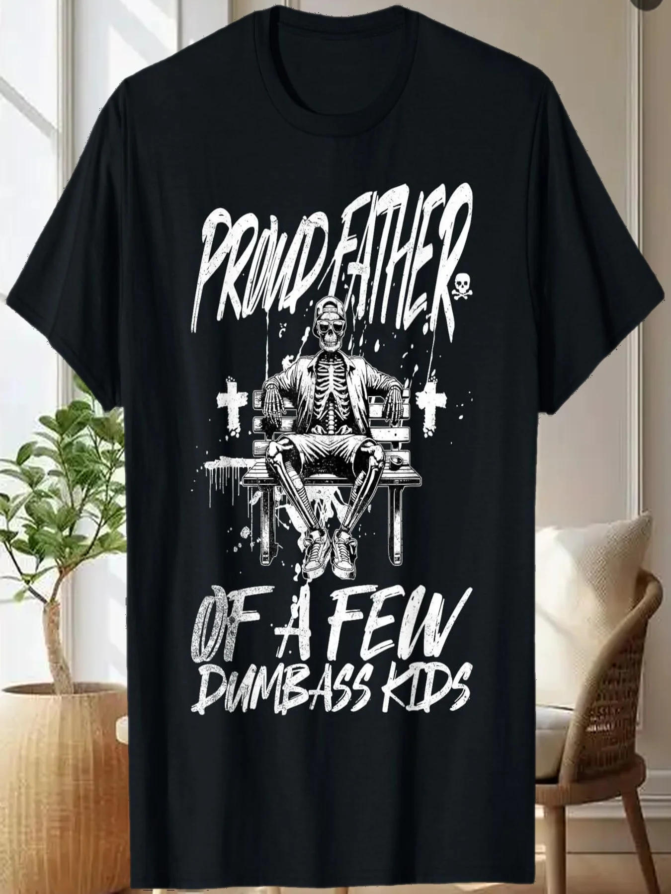 Детская забавная футболка с юмором и папой «Гордый отец из двух тумбочек»
Детская забавная футболка с юмором и папой «Гордый отец из двух тумбочек»