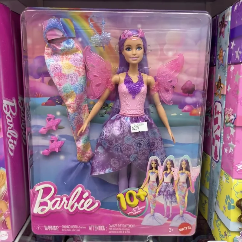 Barbie Doll Dress Up Mermaid Fantasy Fairy Tale Princess Cute Doll Model Statue Collectible Souvenir Cartoon Decor Gift Genuine
Barbie Doll Dress Up Mermaid Fantasy Fairy Tale Princess Cute Doll Model Statue Collectible Souvenir Cartoon Decor Gift Genuine