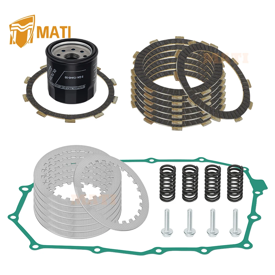 Clutch Friction Plates & Gasket Kit for Honda Shadow ACE 750 VT750C 1998-2003 22201-MAV-000 22321-MN8-000 15410-MFJ-D01
Clutch Friction Plates & Gasket Kit for Honda Shadow ACE 750 VT750C 1998-2003 22201-MAV-000 22321-MN8-000 15410-MFJ-D01