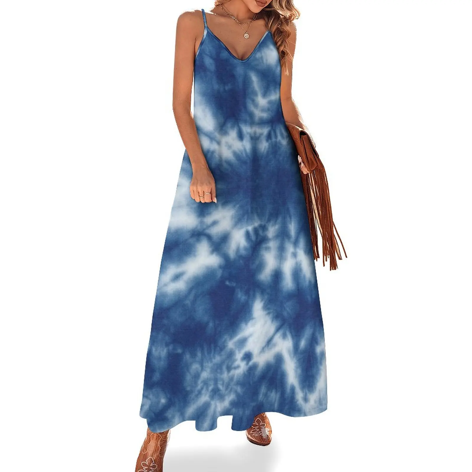 Blue Batik Tie Dye Shibori Ethnic Textile Art Pattern Sleeveless Dress elegant party dresses for women 2025 Women's skirt Dress
Blue Batik Tie Dye Shibori Ethnic Textile Art Pattern Sleeveless Dress elegant party dresses for women 2025 Women's skirt Dress