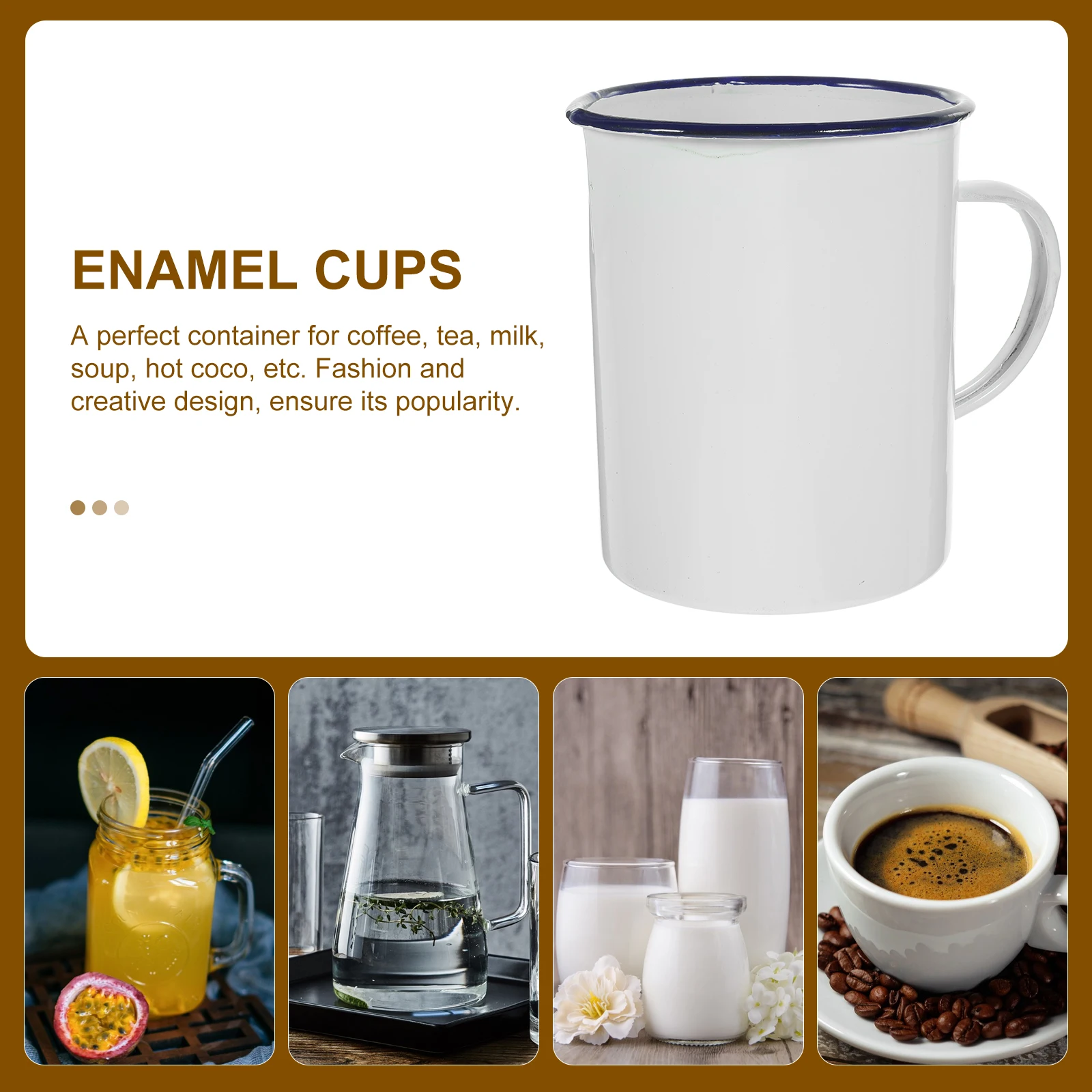 Enamel Measuring Cup 1000ml Vintage Camping Mug Coffee Tea Milk Soup Hot Simple Practical Easy Clean Sturdy Flat
Enamel Measuring Cup 1000ml Vintage Camping Mug Coffee Tea Milk Soup Hot Simple Practical Easy Clean Sturdy Flat