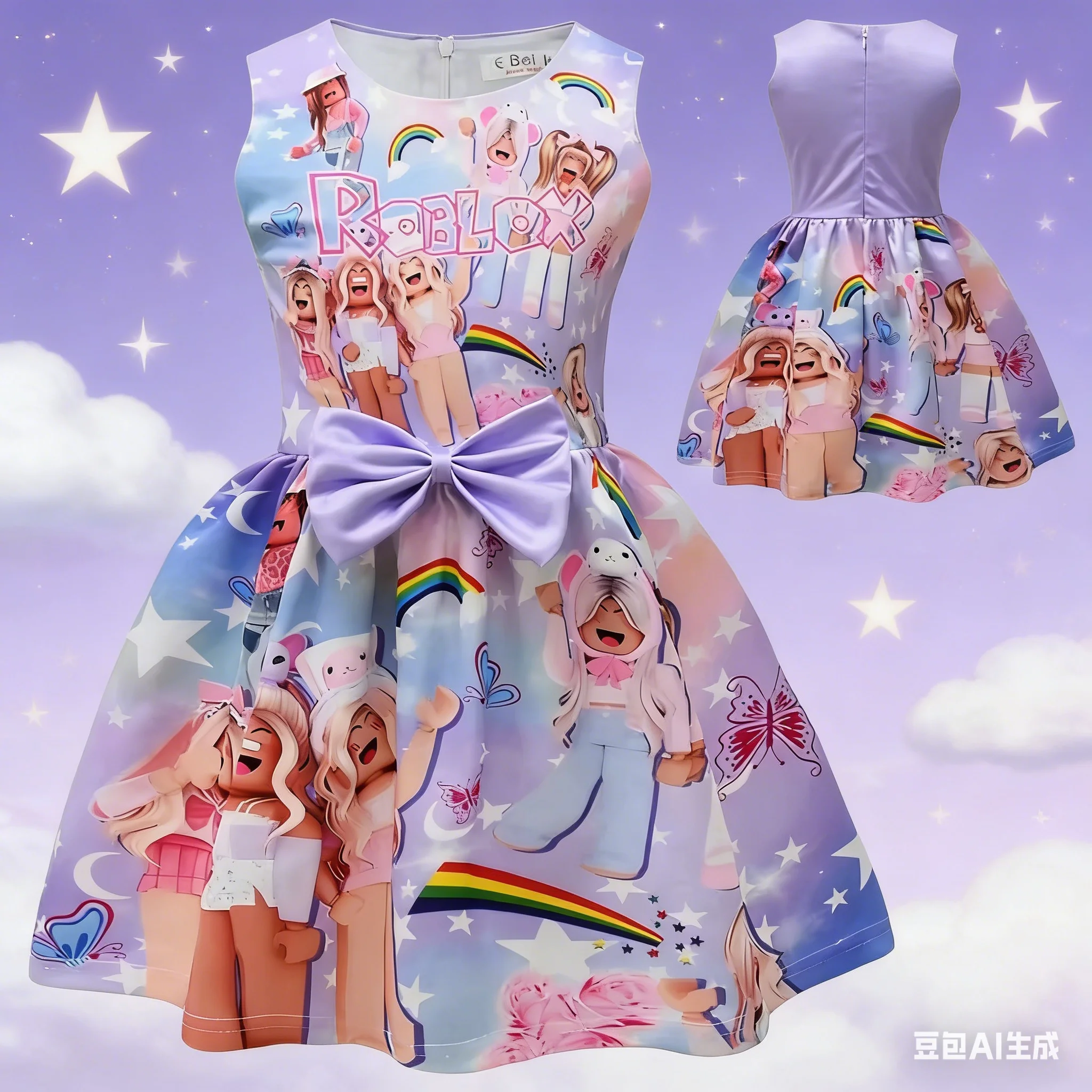 Robloxs Costume Girl Halloween Princess Cosplay Party Dress Children Sleeveless Vest Dress Birthday Clothes Daily Necessitie
Robloxs Costume Girl Halloween Princess Cosplay Party Dress Children Sleeveless Vest Dress Birthday Clothes Daily Necessitie