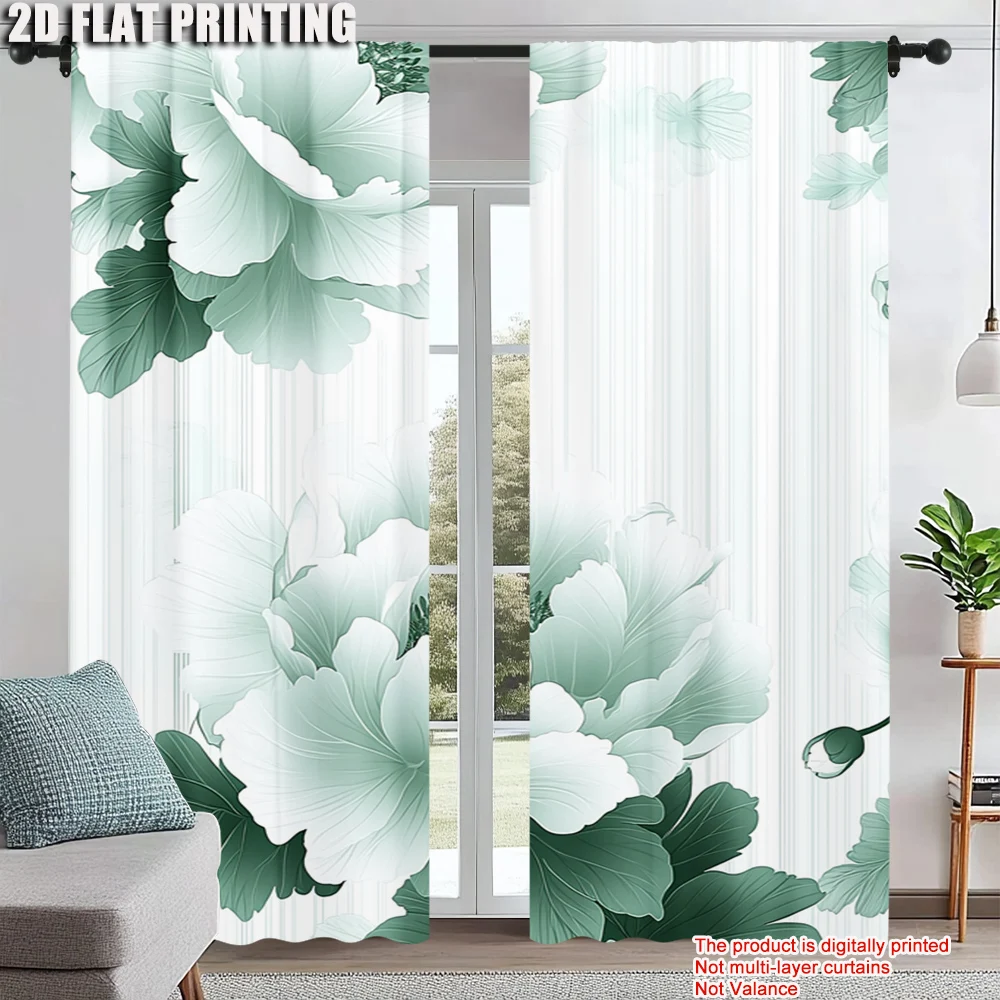 2Pcs Modern Flower Digital Printed Curtain Polyester Material Machine Washable Decorative Curtain For Living Room Bedroom Dining
2Pcs Modern Flower Digital Printed Curtain Polyester Material Machine Washable Decorative Curtain For Living Room Bedroom Dining