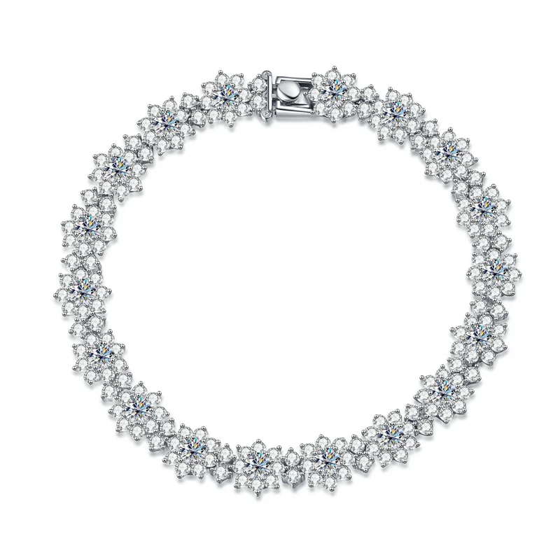 ZFSILVER Fashion Classic 925 Silver Color D Moissanite Sunflower Bracelet For Charm Women Accessories Luxury Jewelry Gift WD-B-1
ZFSILVER Fashion Classic 925 Silver Color D Moissanite Sunflower Bracelet For Charm Women Accessories Luxury Jewelry Gift WD-B-1