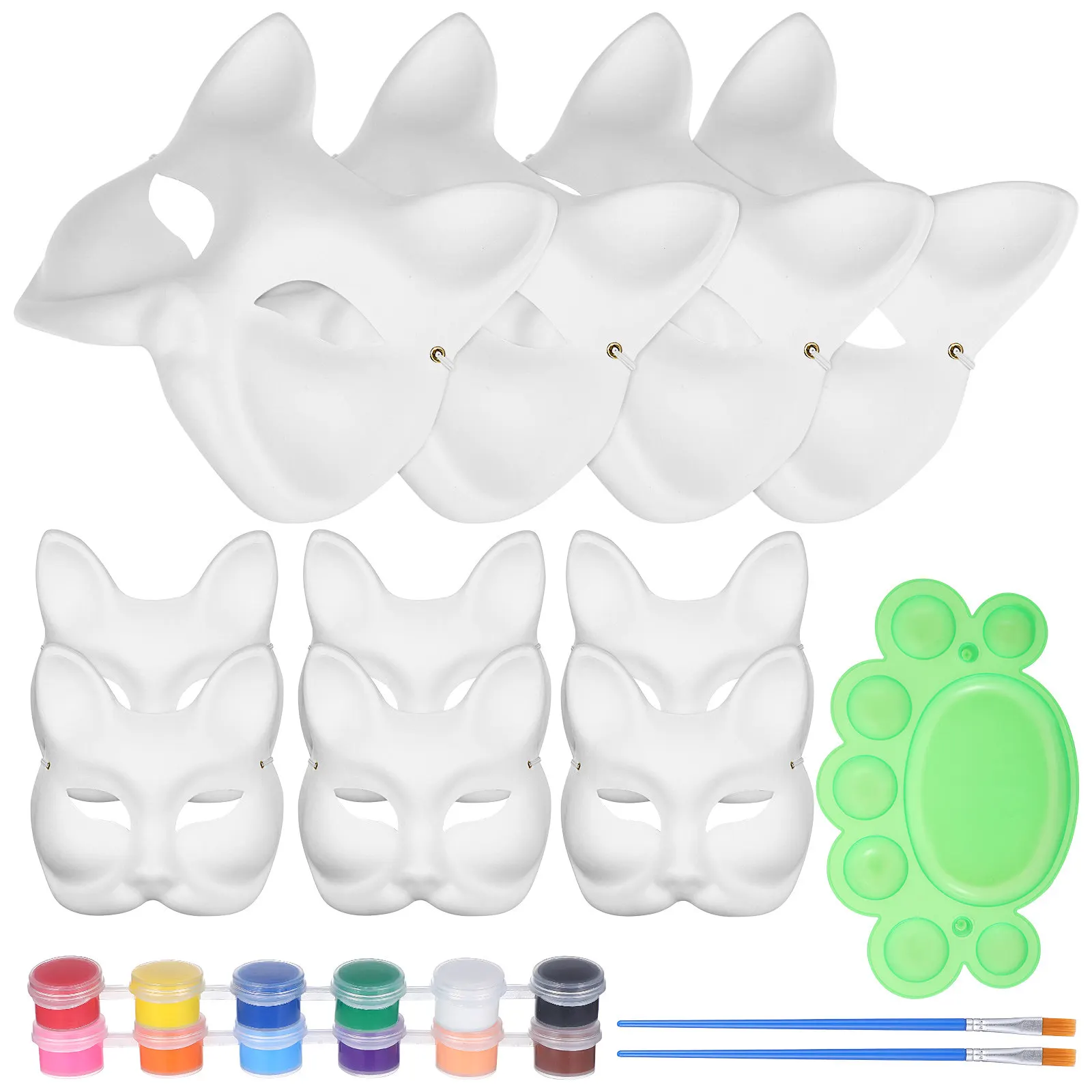 1Set Doodle Fox Masks Party Paper Blank Masks Kit to Decorate Paints Elastic Bands Mask Making Kit
1Set Doodle Fox Masks Party Paper Blank Masks Kit to Decorate Paints Elastic Bands Mask Making Kit
