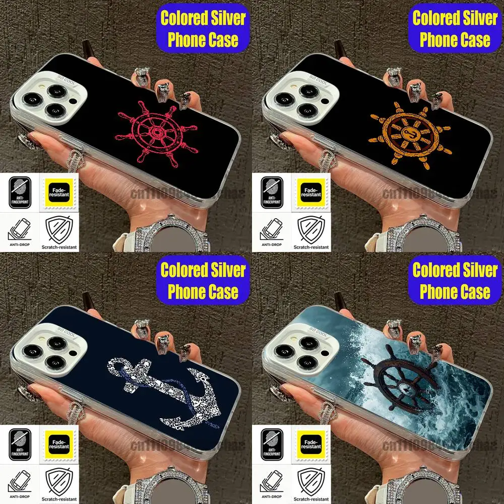 For Ship Wheel Anchor Boat Phone Case iPhone 14,16,12,15,13,17,11,E,Pro,Max,Plus,Air,Mini Custom Color Silver Shell
For Ship Wheel Anchor Boat Phone Case iPhone 14,16,12,15,13,17,11,E,Pro,Max,Plus,Air,Mini Custom Color Silver Shell
