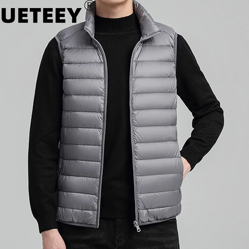 Men's Ultralight Down Vest Winter Brand Outdoor Camping Vests Hot-selling New Mens Hiking Zip Pocket Sleeveless Warm Down Jacket
Men's Ultralight Down Vest Winter Brand Outdoor Camping Vests Hot-selling New Mens Hiking Zip Pocket Sleeveless Warm Down Jacket