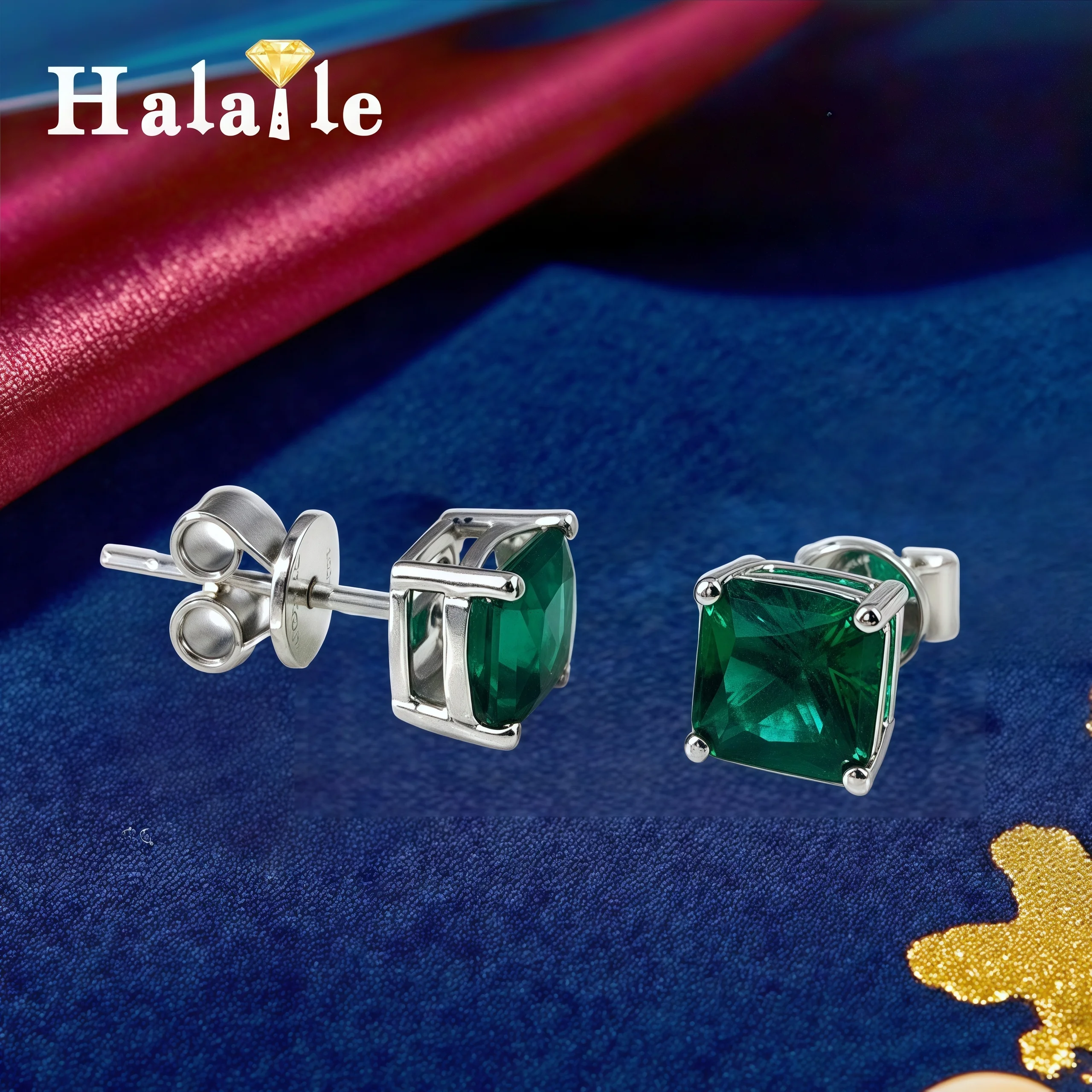 Halaile 1ct 6mm Asscher Cut Zambian emerald Lab-Grown Gemstones S925 Sterling Silver For Women Fashion Sparkling Dainty Gift
Halaile 1ct 6mm Asscher Cut Zambian emerald Lab-Grown Gemstones S925 Sterling Silver For Women Fashion Sparkling Dainty Gift