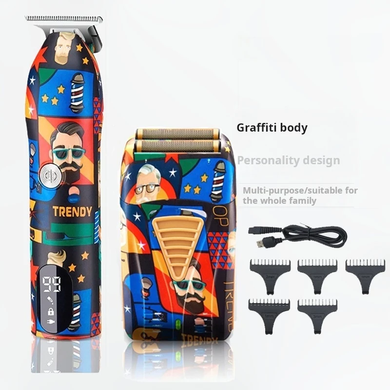 Oil head carving electric hair clipper USB shaving electric hair clipper home graffiti electric hair clipper
Oil head carving electric hair clipper USB shaving electric hair clipper home graffiti electric hair clipper