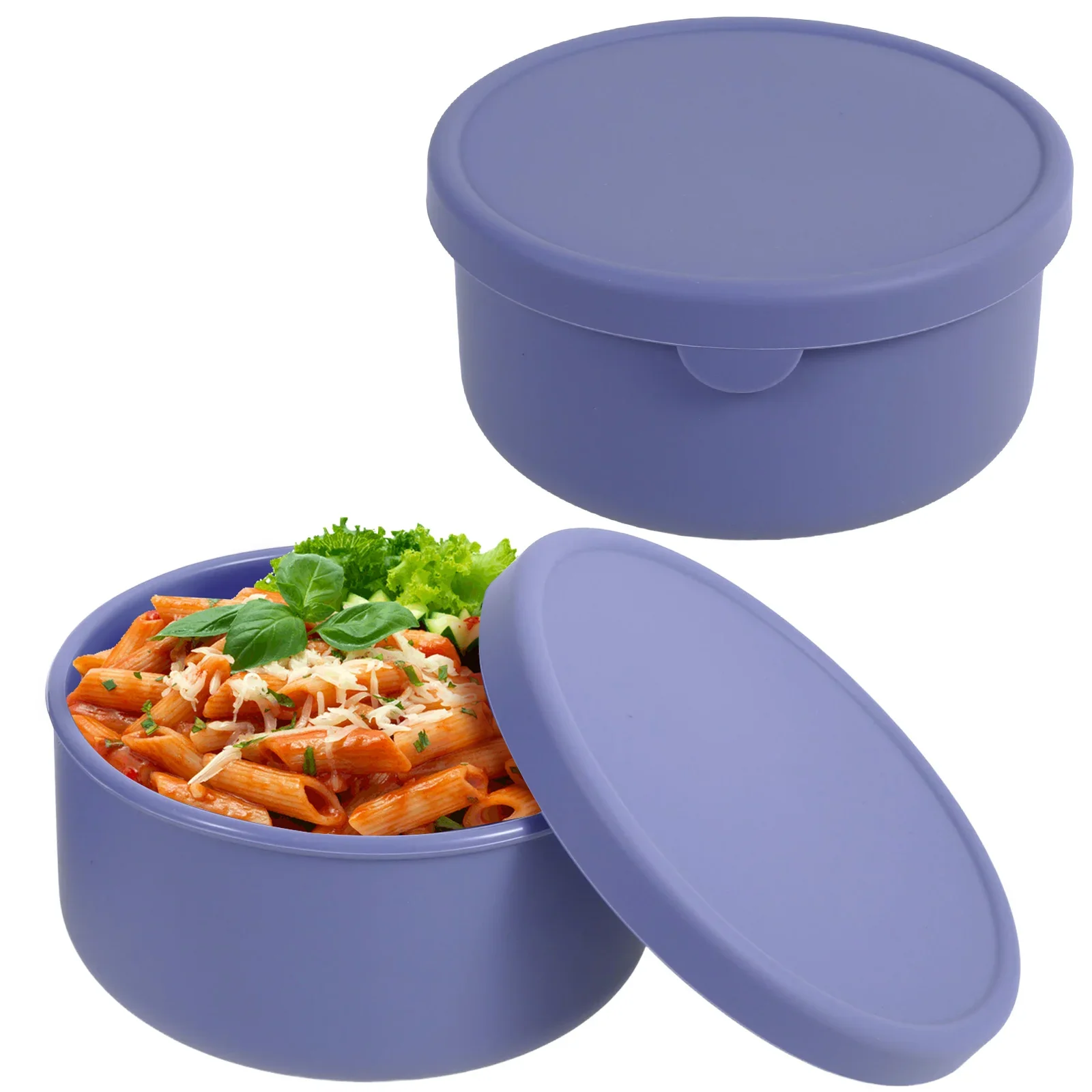 2Pcs Silicone Food Box with Lid 700ml Food Container Reusable Pizza Ball Box Fridge and Microwave Safe Pizza Dough Container
2Pcs Silicone Food Box with Lid 700ml Food Container Reusable Pizza Ball Box Fridge and Microwave Safe Pizza Dough Container