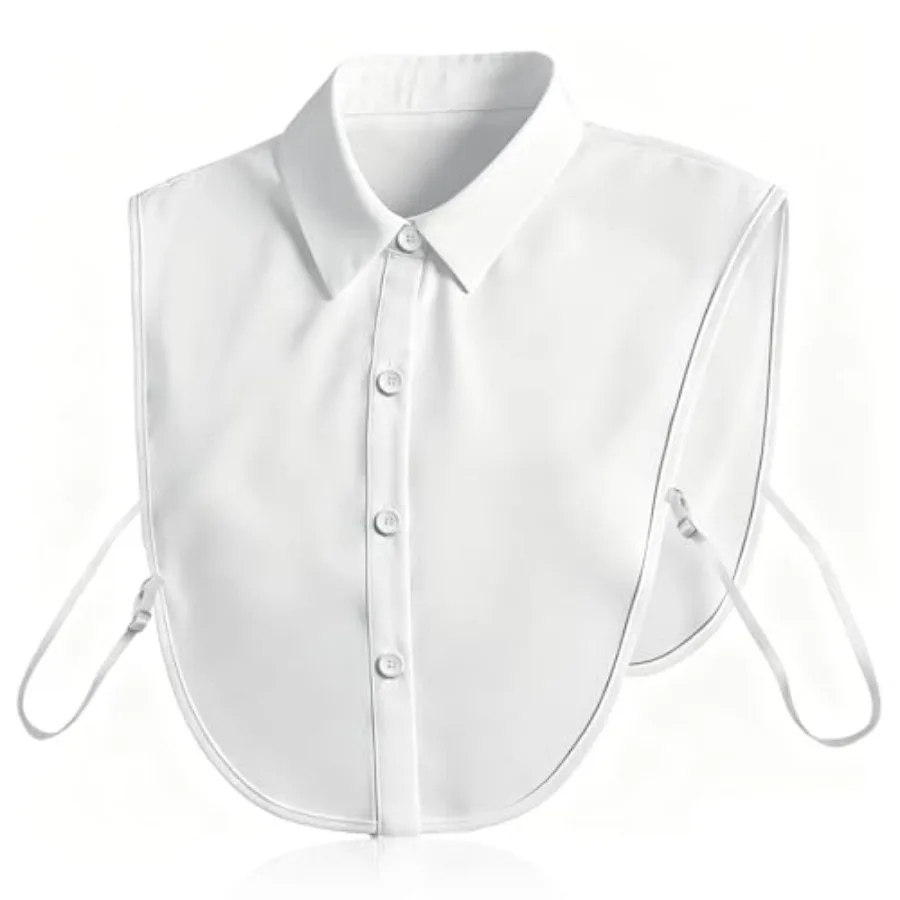White Collar, Removable Fake Collar for Women, Soft Comfortable Accessory for Dresses, Sweaters, Uniforms and Work Suits, for D
White Collar, Removable Fake Collar for Women, Soft Comfortable Accessory for Dresses, Sweaters, Uniforms and Work Suits, for D