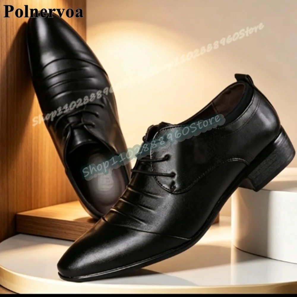 Business Black Cross Tied Ruffled Leather Men Pumps Flats Party Shoes For Men Slip On Banquet Fashionable Catwalk 2026 Men Pumps
Business Black Cross Tied Ruffled Leather Men Pumps Flats Party Shoes For Men Slip On Banquet Fashionable Catwalk 2026 Men Pumps