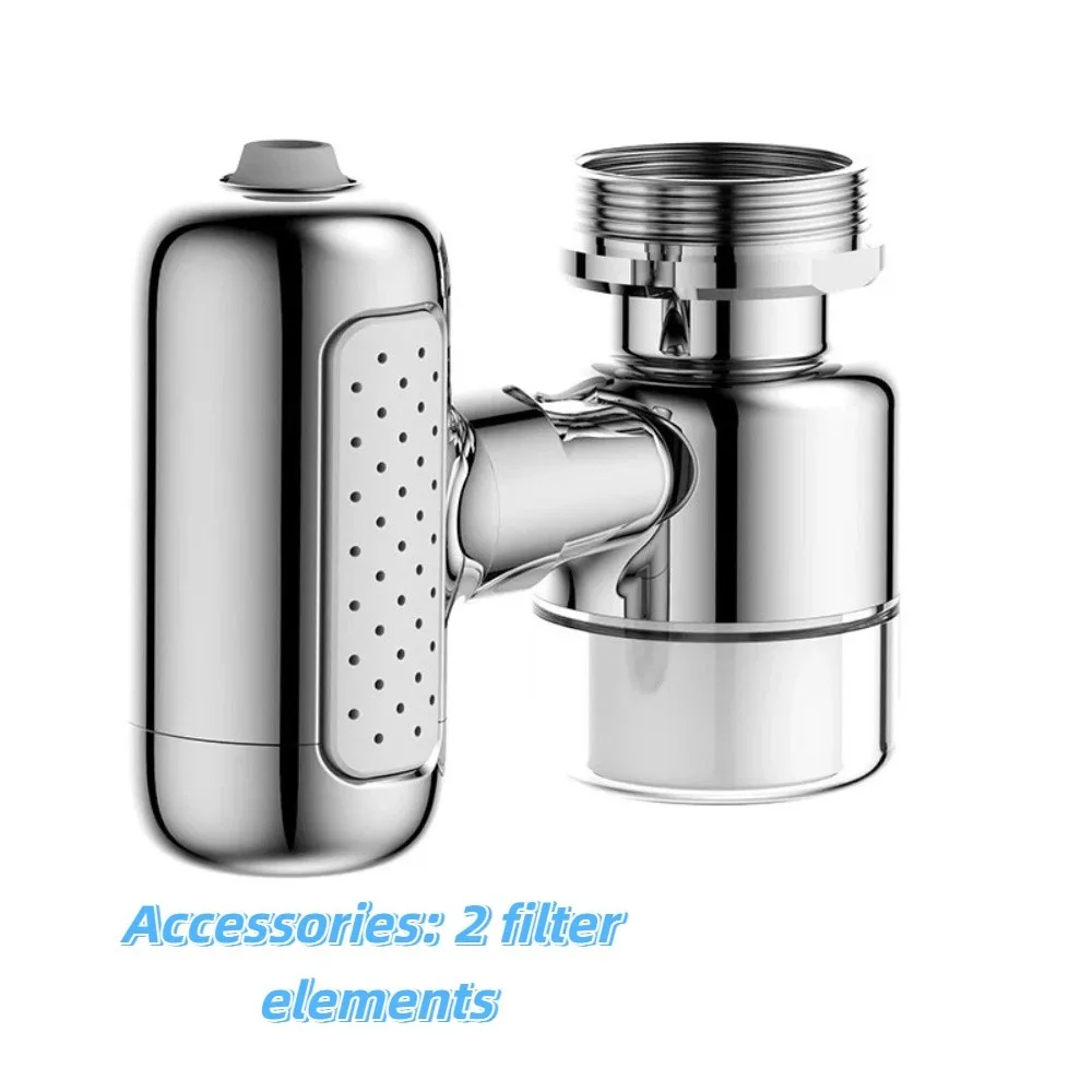 Solid Brass Construction Faucet Extension Sprayer Flexible Rotation 4 Modes Water Outlet Faucet Water Extension