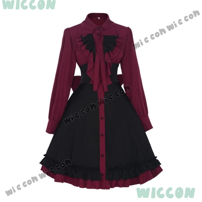 Vintage Bow Lace-up Medieval Court Lolita Dress Victorian Princess Style Elegant Layer Ruffles Palace Jirai Kei Gothic Dress
Vintage Bow Lace-up Medieval Court Lolita Dress Victorian Princess Style Elegant Layer Ruffles Palace Jirai Kei Gothic Dress