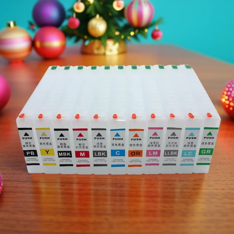 300ML*11Colors for Epson SureColor P5000 Refill Ink Cartridge with Chip T9131-T9139 T913A T913B Printer
300ML*11Colors for Epson SureColor P5000 Refill Ink Cartridge with Chip T9131-T9139 T913A T913B Printer