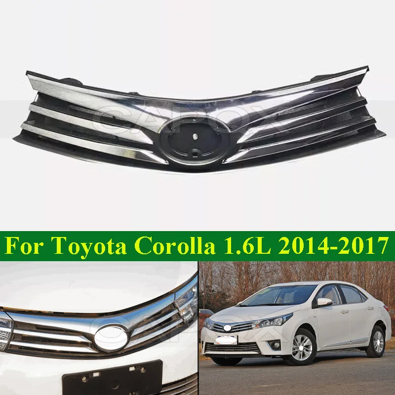 CAPQX Front Bumper Grill Mask Radiator Grille For Toyota Corolla 1.6L 2014-2017 Medium Net Racing Grill Auto Grille Middle Net
CAPQX Front Bumper Grill Mask Radiator Grille For Toyota Corolla 1.6L 2014-2017 Medium Net Racing Grill Auto Grille Middle Net