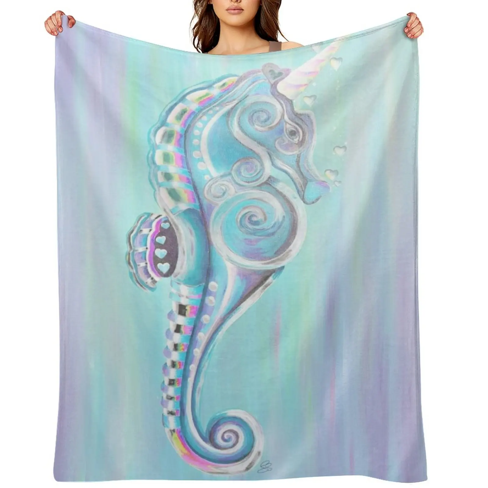 Unicorn Blue Seahorse Throw Blanket christmas gifts Thermals For Travel Luxury Designer Travel Blankets
Unicorn Blue Seahorse Throw Blanket christmas gifts Thermals For Travel Luxury Designer Travel Blankets