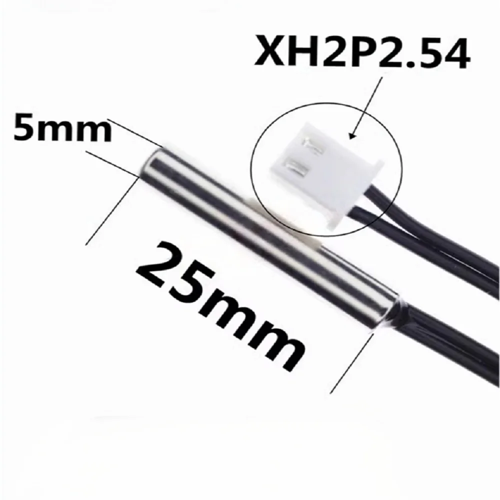2m Waterproof 5X25 NTC temperature sensor 5K10K15K20K50K100K Thermistor Waterproof Temperature Controller Sensor Probe
2m Waterproof 5X25 NTC temperature sensor 5K10K15K20K50K100K Thermistor Waterproof Temperature Controller Sensor Probe