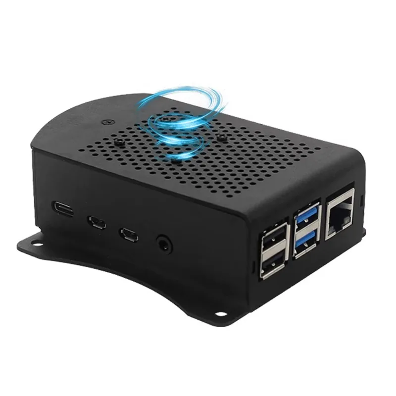 Raspberry Pi 4 Generation Metal Shell Aluminum Alloy Protective Shell Raspberry Pi 4B with Cooling Fan Can Be Hanged
Raspberry Pi 4 Generation Metal Shell Aluminum Alloy Protective Shell Raspberry Pi 4B with Cooling Fan Can Be Hanged