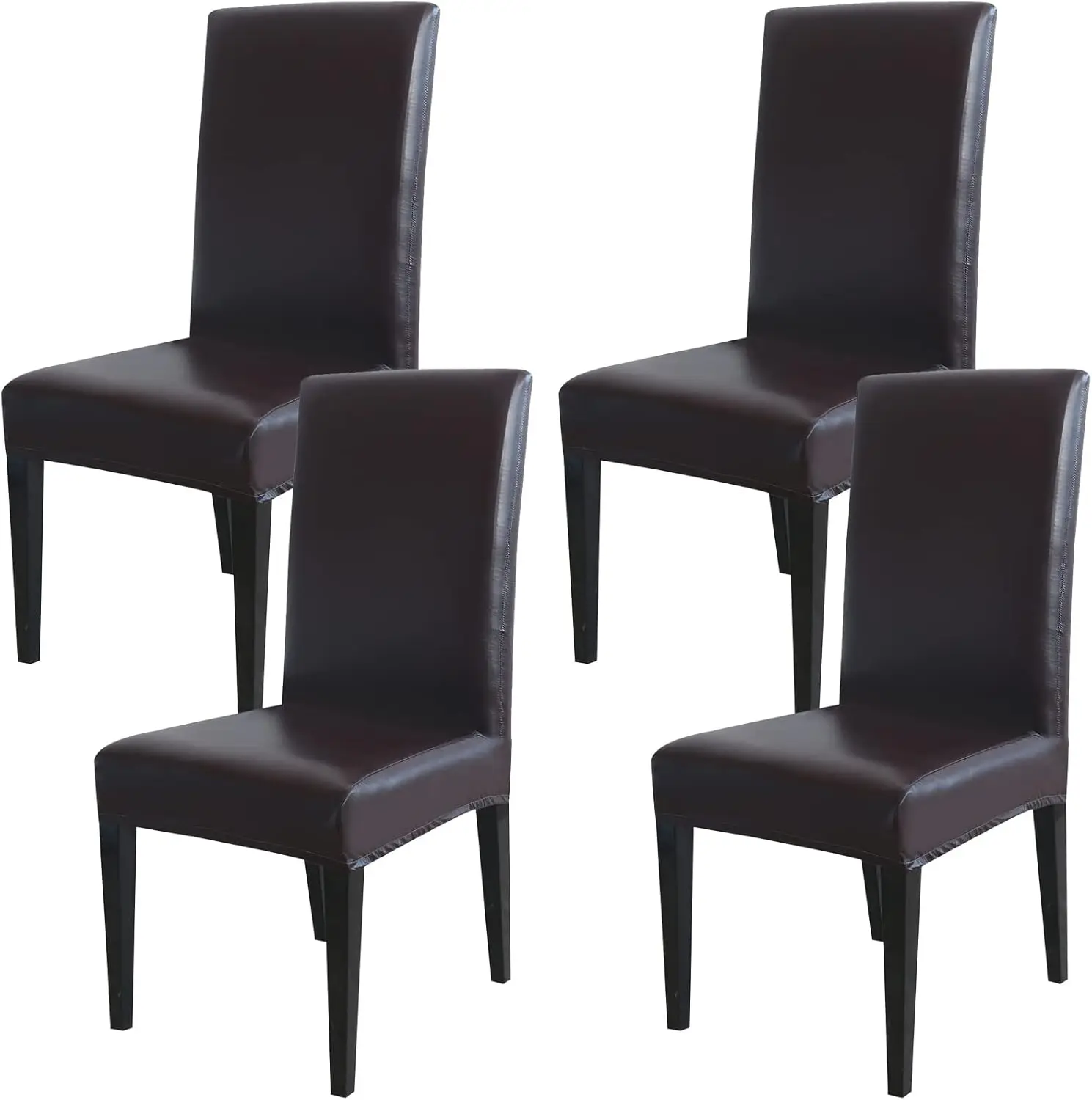 Dining Chair Covers, Solid Pu Leather Waterproof Oilproof Stretch Dining Chair Protector Cover Slipcover (Coffee, 4 Pack)
Dining Chair Covers, Solid Pu Leather Waterproof Oilproof Stretch Dining Chair Protector Cover Slipcover (Coffee, 4 Pack)