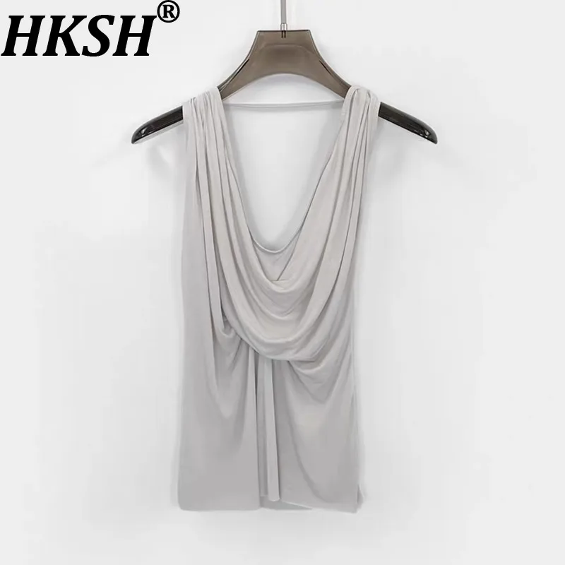 Новая летняя женская майка HKSH 2026 в стиле Dark RO, с драпировкой, сборками, на бретельках, сексуальная, без спинки, без рукавов, облегающая, трендовая, модель HK18694
Новая летняя женская майка HKSH 2026 в стиле Dark RO, с драпировкой, сборками, на бретельках, сексуальная, без спинки, без рукавов, облегающая, трендовая, модель HK18694