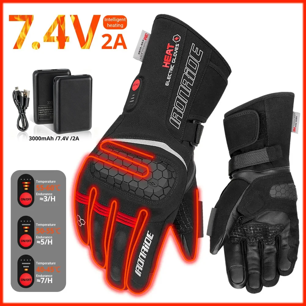 Мотоциклетные перчатки с подогревом, водонепроницаемые зимние перчатки для верховой езды, теплые и перезаряжаемые зимние мотоциклетные перчатки с электрическим подогревом
Мотоциклетные перчатки с подогревом, водонепроницаемые зимние перчатки для верховой езды, теплые и перезаряжаемые зимние мотоциклетные перчатки с электрическим подогревом
