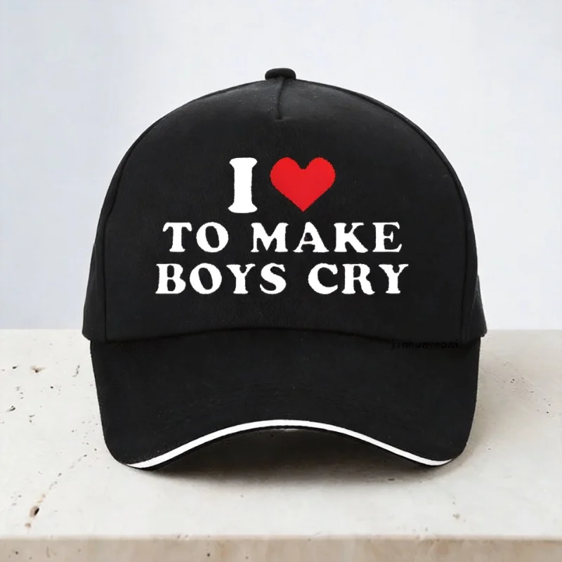 I Love To Make Boy Cry baseball cap Summer Adjustable casual golf Women hats
I Love To Make Boy Cry baseball cap Summer Adjustable casual golf Women hats
