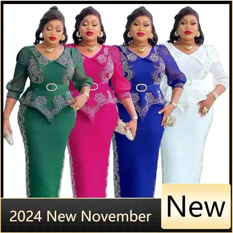 2025 Elegant African Dresses for Women Africa Clothing Plus Size Wedding Party Long Christmas Dress Dashiki Ankara Outfits Robe
2025 Elegant African Dresses for Women Africa Clothing Plus Size Wedding Party Long Christmas Dress Dashiki Ankara Outfits Robe