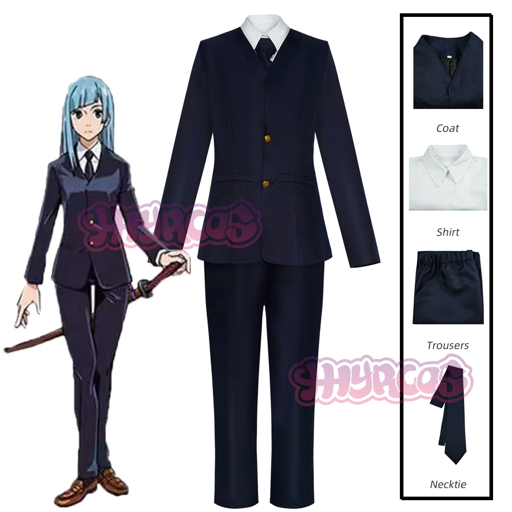 Anime Kaisen Miwa Kasumi Cosplay Costume Japanese Navy Blue High Halloween School Uniforms Coat Adult Woman Men Campus Suit
Anime Kaisen Miwa Kasumi Cosplay Costume Japanese Navy Blue High Halloween School Uniforms Coat Adult Woman Men Campus Suit