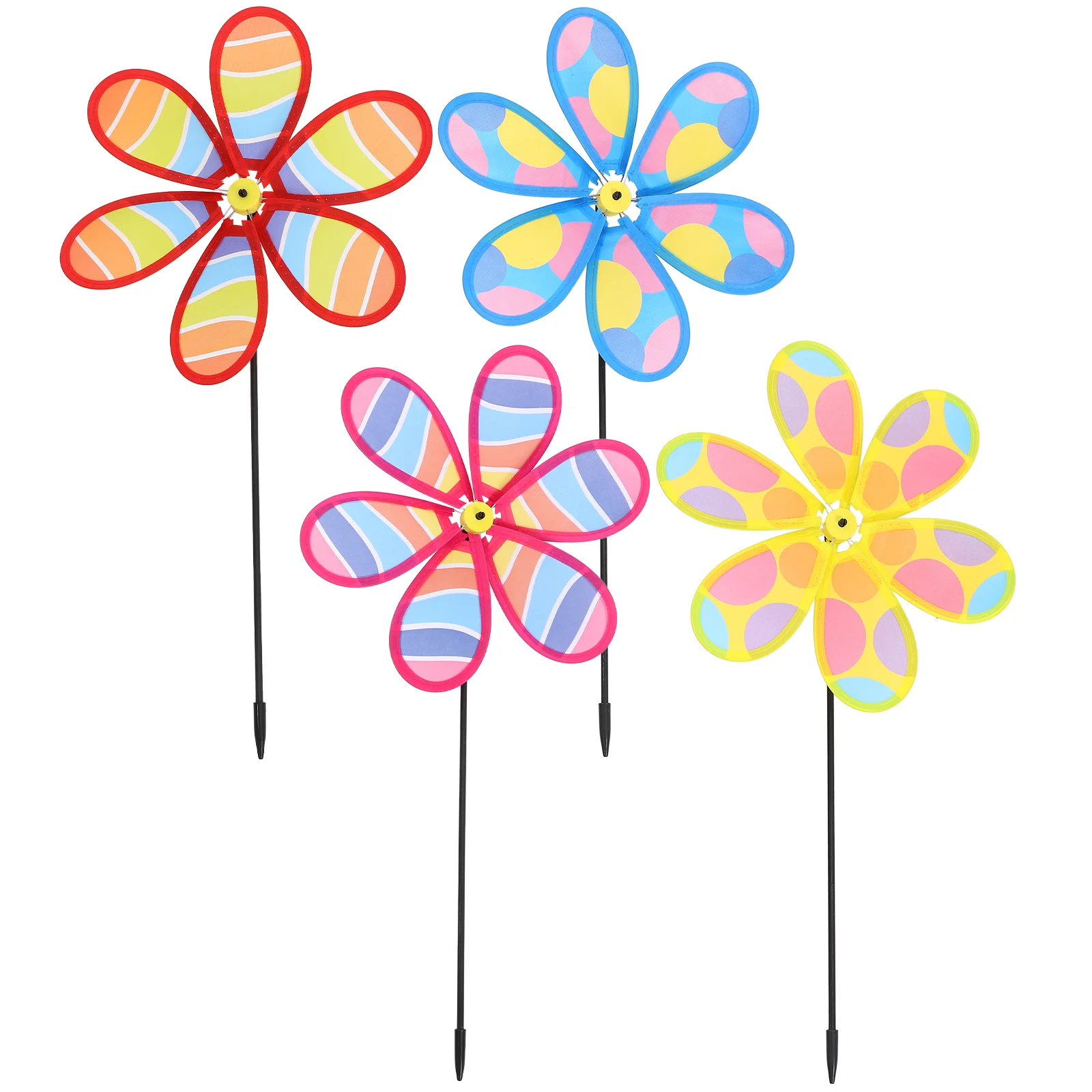 4 Pcs Flower Spinners Spinners Ornament Garden Decoration Decorations Pinwheel Child
4 Pcs Flower Spinners Spinners Ornament Garden Decoration Decorations Pinwheel Child